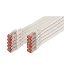 DK-1644-010-WH-10, Assmann Digitus SFTP patch cables, Cat 6, DK-1644 series