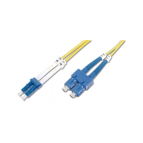 DK-2932-02, Assmann Digitus LWL Patchkabel, Duplex, LC- und SC-Stecker, DK-2932 Serie
