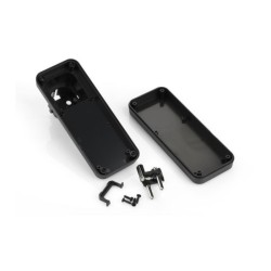 PD120N-S, Supertronic Plug Housings, ABS, grey / black, PD series