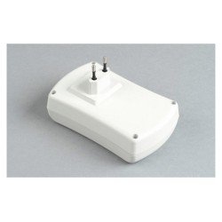 PD140G-S, Supertronic Plug Housings, ABS, grey / black, PD series