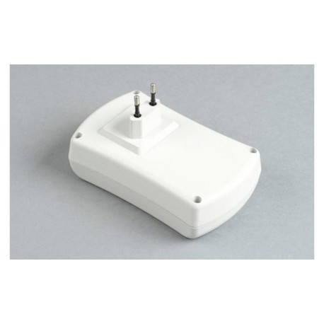 PD140G-S, Supertronic Steckergehäuse, ABS, grau / schwarz, PD Serie