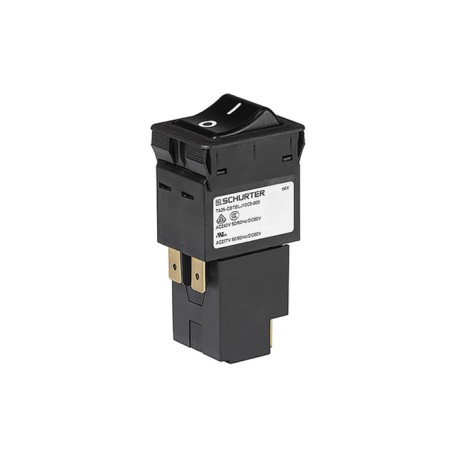 3-150-714, Schurter Combi Circuit Breaker, with rocker switch, IP40, TA35 und TA36 series