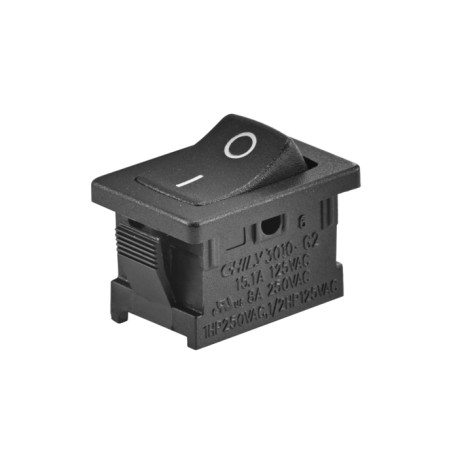 3010-P3C1T2G2C01B02BKBK, Chily Precision Rocker Switch, 8A, 3010 series
