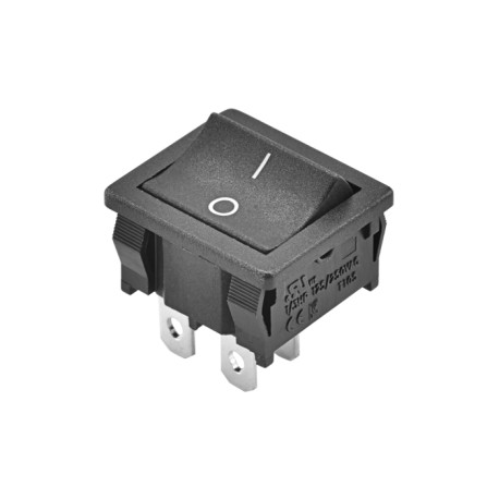 3050-K1P0T4DSBKBK, Chily Precision Wippenschalter, 10A, 3050 Serie