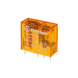 40.52.8.012.5000, Finder PCB relays, 8A, 2 changeover contacts, 40 series