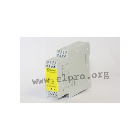 7S.12.9.024.5110, Finder safety relays, 6A, 2- to 6-pole, 7S series