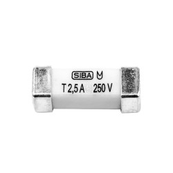 160012.8GT, Siba SMD fuses, time lag, 12x4,4mm, 160012 series