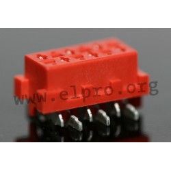 2-188275-0, TE Connectivity SMD female headers, straight, 1,27mm, MicroMaTch series