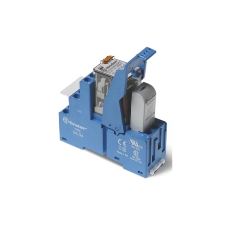 58.34.9.012.0050, Finder switching relays, 7A, 4x changeover contact (4PDT), 58.34 series