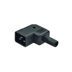 746/SW, Kaiser IEC plug connectors, 40°C, angled, 746 series