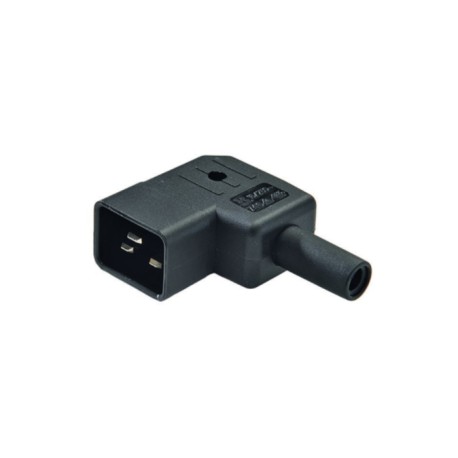 746/SW, Kaiser IEC plug connectors, 40°C, angled, 746 series