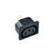 796/10/48/SW, Kaiser Built-in cold appliance plug, 70°C, straight, 796 series 796_10_48_sw 796/10/48/SW