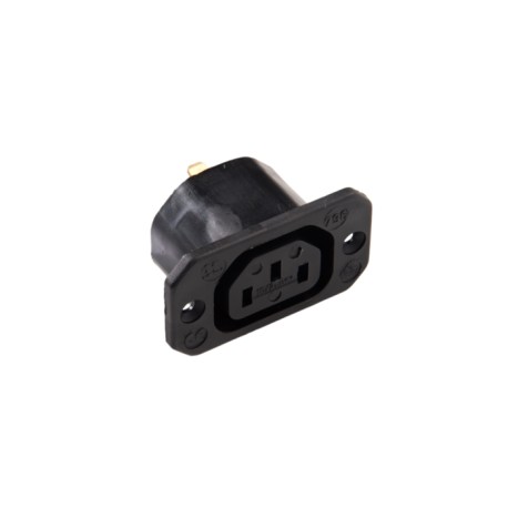 796/63/SW, Kaiser Built-in cold appliance plug, 70°C, straight, 796 series