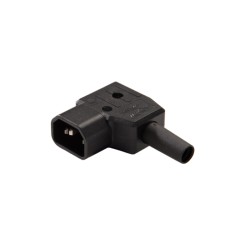 748/SW, Kaiser IEC plug connectors, 70°C, angled, 748 series
