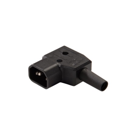 748/SW, Kaiser IEC plug connectors, 70°C, angled, 748 series