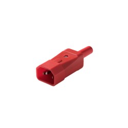 749/RT, Kaiser IEC plug connectors, 70°C, straight, 749 series