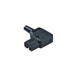 791/SW, Kaiser Hot appliance sockets, 120°C, angled, 791 series