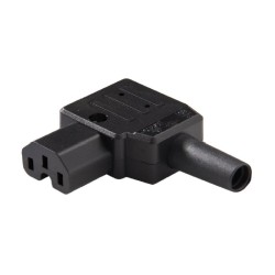 891/SW, Kaiser Hot appliance sockets, 120°C, angled, 891 series