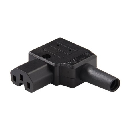 891/SW, Kaiser Hot appliance sockets, 120°C, angled, 891 series
