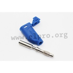 FK 15 S NI / BL, Schützinger banana plugs, stackable, 16A, FK 15 series