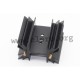 SK 129 25,4 STS, Fischer extruded heatsinks, with soldering pins for PCB mounting, SK 129, SK 145 and SK 409 series SK 129 25,4 STS