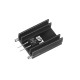 SK 145 37,5 STS TO 220, Fischer extruded heatsinks, with soldering pins for PCB mounting, SK 129, SK 145 and SK 409 series SK 145 37,5 STS TO 220