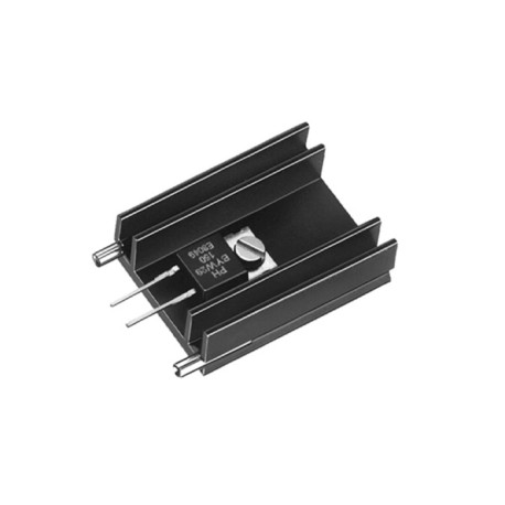 SK 145 37,5 STS TO 220, Fischer extruded heatsinks, with soldering pins for PCB mounting, SK 129, SK 145 and SK 409 series