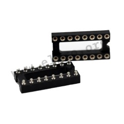 015-1-008-3-H5STF-LT0, MPE Garry IC precision sockets, pitch 2,54mm, 015 series