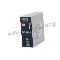 XDR-480E-36, Mean Well DIN rail power supplies, 480W, XDR-480E series
