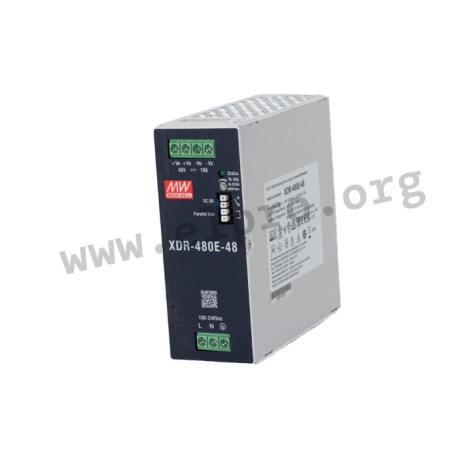 XDR-480E-36, Mean Well DIN-Schienen Schaltnetzteile, 480W, XDR-480E Serie