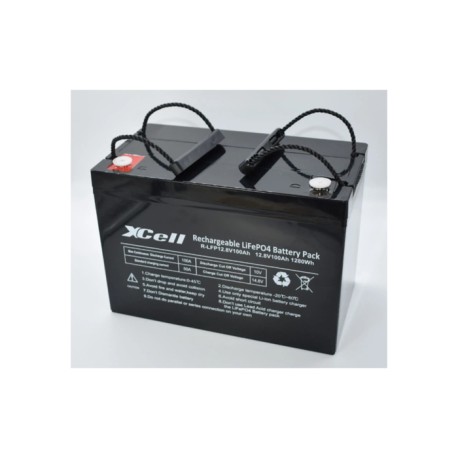 LFP12100, XCell Prismatic Cell Accu, Lithium iron phosphate, 12,8V, LFP-12 series