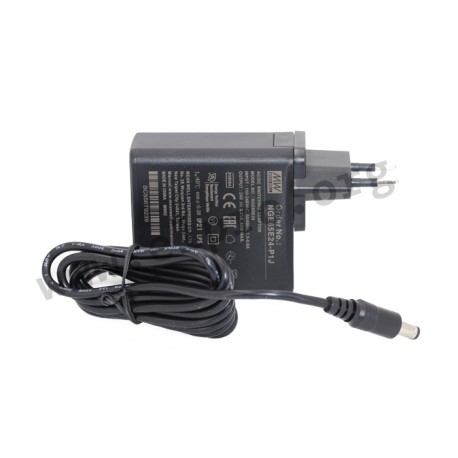 NGE65E12-P1J, Mean Well plug-in switching power supplies, 65W, for medical technology, energy efficiency Level VI, NGE65 series