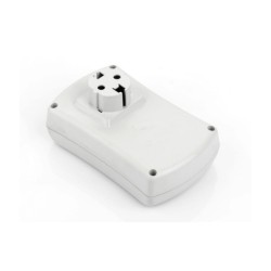 PD140BG-S, Supertronic Plug Housings, ABS, grey / black, PD series