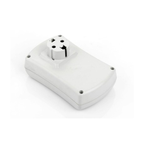 PD140BG-S, Supertronic Plug Housings, ABS, grey / black, PD series