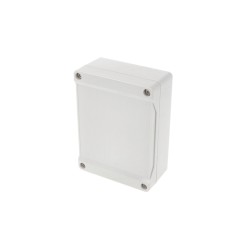 1555FL2GY, Hammond wall and desktop enclosures, polycarbonate, IP68, 1555 series
