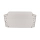 1555U2F42GY, Hammond wall and desktop enclosures, polycarbonate, IP68, 1555 series 1555U2F42GY
