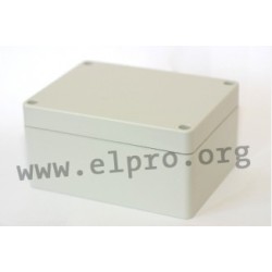 1554RL2GYSL, Hammond plastic enclosures, polycarbonate, IP68, 1554 series