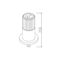 6025 NE, ACP Thumbwheels and plug shafts, for CA6V and CA6K, CA6 series