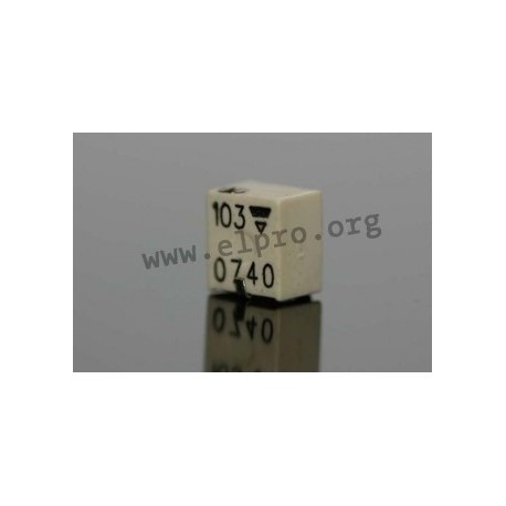 TSM4YJ104KR05, Vishay SMD multiturn trimmers, 0,25W, 1/5", TSM4YJ series