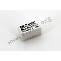 AZ963-1CE-5DE, Zettler PCB relays, 6A, 1 changeover or 1 normally open contact, AZ963 series