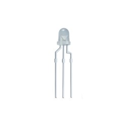 209-3SURSYGW/S530-A3, Everlight light-emitting diodes, diffuse, bicoloured, 3mm, 204/209/1259 series