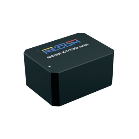 RAC20NE-12DK/277/400, Recom AC/DC-Industrienetzteile, 20W, Kunststoff-Gehäuse, RAC20NE-K/277 Serie
