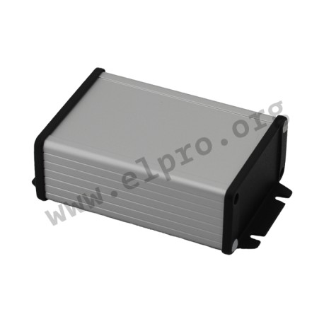 1457K1202, Hammond diecast extruded aluminium enclosures, IP65, with aluminium end panels, 1457 series