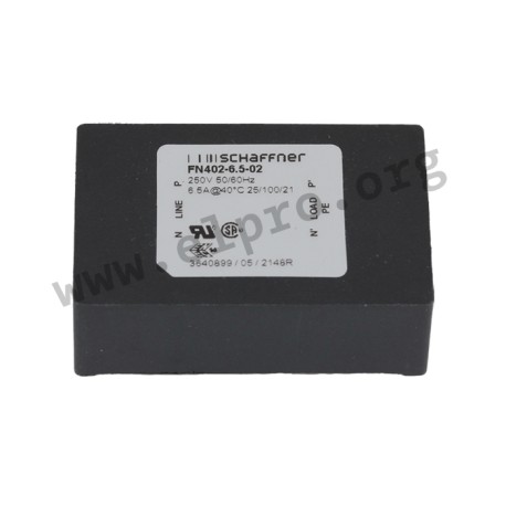FN402-1-02, Schaffner PCB filters, FN 402 series