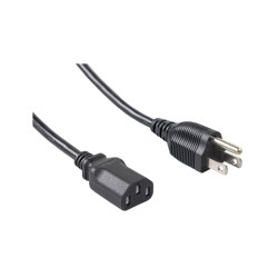 US1-MC13, Mean Well power supply cables, US plugs type A, IEC socket, US1-MC13 series