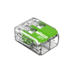 221-422, Wago Verbindungsklemmen, 32A, COMPACT 221 Serie