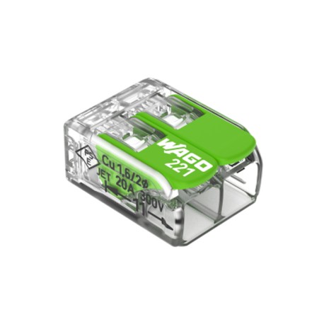 221-422/995-016, Wago connecting clamps, 32A, COMPACT 221 series