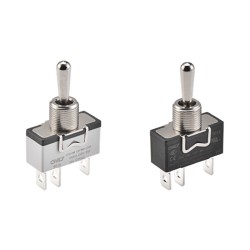 9013-K2C1T2GY-H, Chily Precision Toggle Switches, 16A, for Ø12,1mm panel cut out, 901_ series