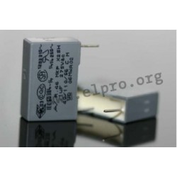 R46KN410000N1M, Kemet MKP EMI/RFI suppression capacitors, class X2, R.46 series