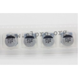 EEHZE1V271V, Panasonic electrolytic capacitors, SMD, 145°C, low ESR, polymer hybrid aluminium, ZE series